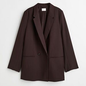🍫 NWT H&M Chocolate Brown Blazer